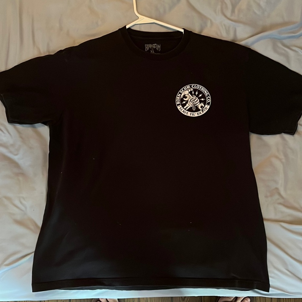 Born Scum XL black t shirt